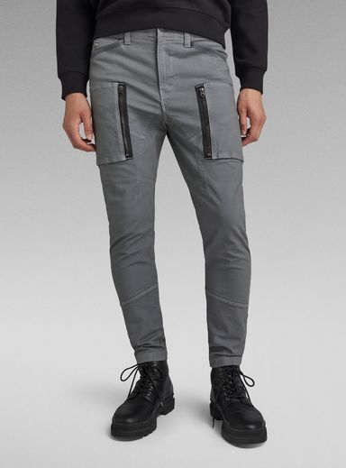 Zip Pocket 3D Skinny Cargo Pants